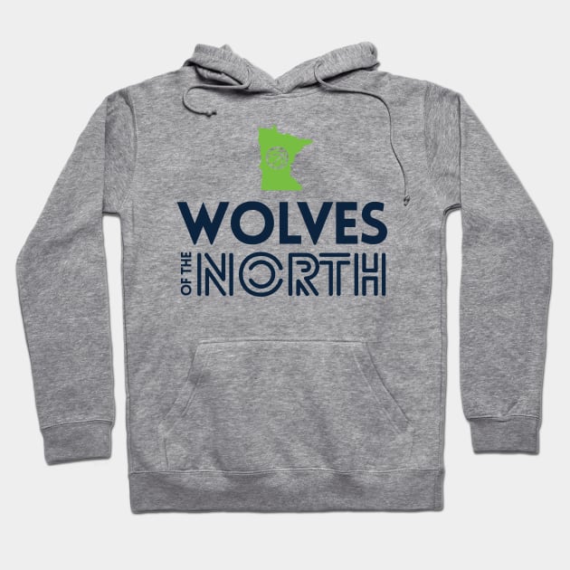 Wolves of the North Hoodie by TeeWolves